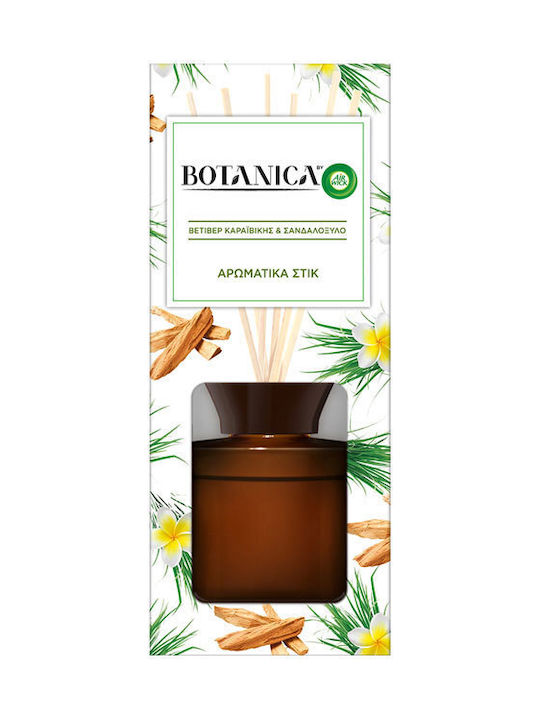 Botanica By Airwick Αρωματικά Στικ Βετιβέρ Καραϊβικής & Σανδαλόξυλο 80ml 3296529