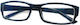 Ochelari de citit +2.75 în culoarea Negru