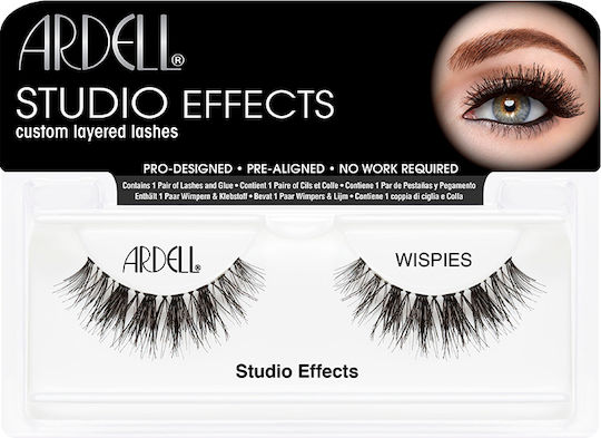 Ardell Studio Effects Wispies Eyelashes M Curl Black