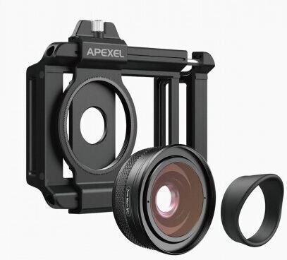 Apexel Macro Zoom Lens 10-20x Magnification Compatible Iphone 16 Iphone 16 Pro Samsung Google Pixel Honor