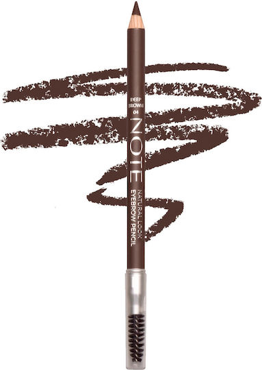 Note Natürliches Aussehen Augenbrauen-Bleistift Deep Braun 1.08gr
