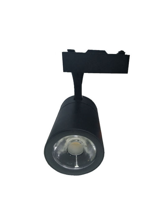 Atman Monos LED Alb Rece Spot în Culoare Negru