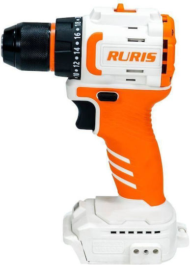Ruris Rmx1240 – Cordless Brushless Drill Driver 20v 21 Torque Settings Battery Charger Included