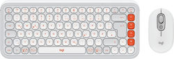 Logitech Pop Icon Combo Kabellos Bluetooth Tast...