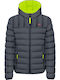 Jacket Grey-Fluorescent Yellow