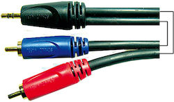 Schulz Kabel 3.5mm male-2x RCA male 2m Schulz Kabel 3.5mm male-2x RCA male 2m