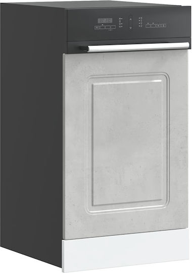 Kalmar Dishwasher Panel Concrete Grey 45x1.5x67 Cm Grey Concrete 853651