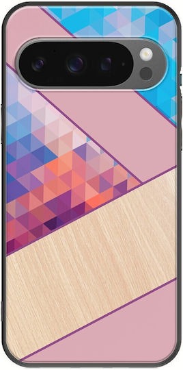 Абстрактен Google Pixel 9 Pro 5G Черен TPU Черен Силикон