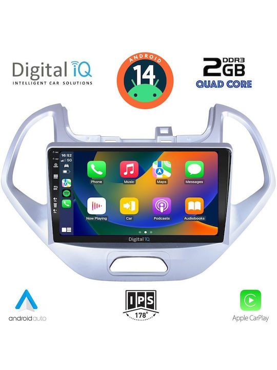 Digital IQ Автомобилна Аудио Система (Блутут/USB/AUX/WiFi/GPS/Apple-Carplay/Android-Auto) с Тъчскрийн 9"