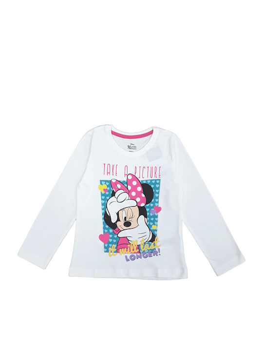 Disney Children's Blouse Long Sleeve Cream