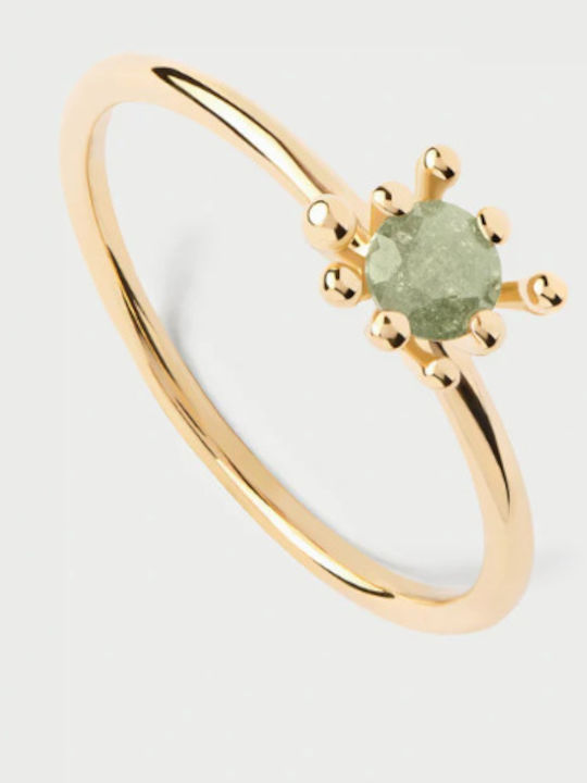 P D Paola Damen Silber Vergoldetes Ring