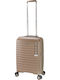 Verage Cabin Hard Suitcase Champagne Beige With 4 Wheels Height 55cm