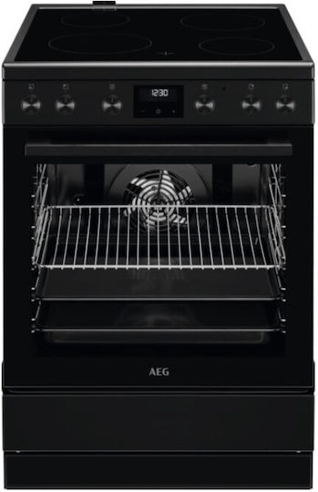 AEG 5000 Surroundcook Κουζίνα 73lt με Κεραμικές Εστίες Π60εκ. Μαύρη