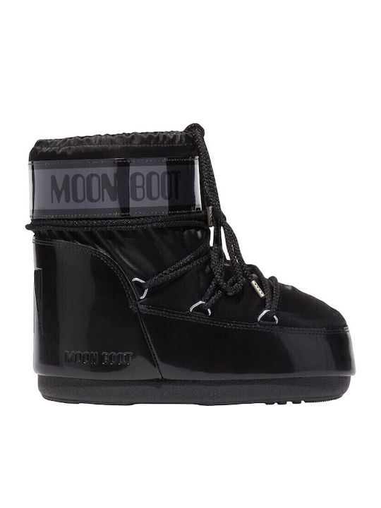Moon Boot Icon Low Glance Damenstiefel Schwarz