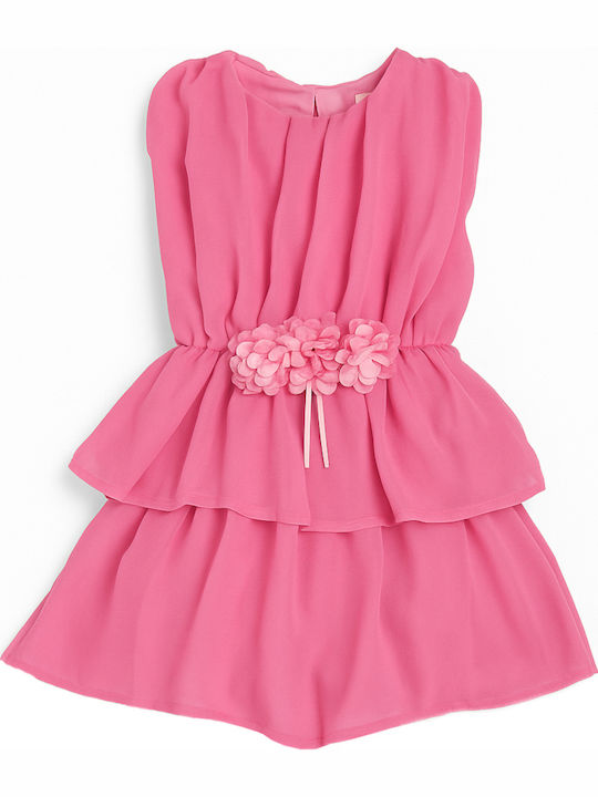 Εβίτα Παιδικό Φόρεμα Pink Summer Pink
