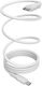 Puro Magnetic USB 3.2 Cable USB-C male - USB-C 60W Λευκό 1m