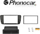 Phonocar DIN Fascia Panels 2 Din for Seat Ibiza 2008>2012
