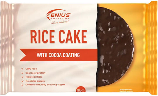 Genius Nutrition Rice Cake 40 Γραμμάρια Κακάο