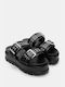 Women's Flat Sandals Flatforms in Black Color