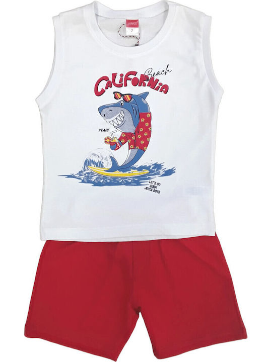 Joyce Kids Clothing Set with Burgundy Shorts 2 Pieces