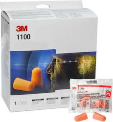 3M 1100P Earmuffs Single Use in Orange Color (35 dB) 400pcs