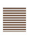 vidaXL Roller Blinds Partial Blackout Brown W140xH150cm 4014347