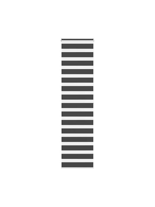 vidaXL Roller Blinds Partial Blackout Black W60...