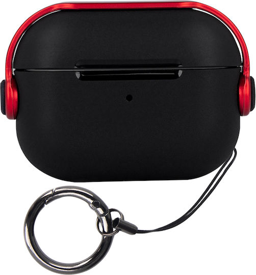 TelForceOne Case Silicone in Red color for Apple AirPods 4