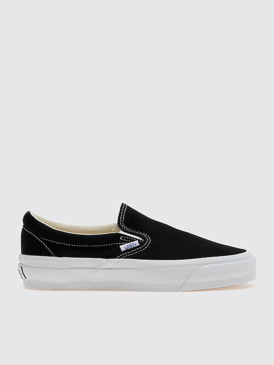Πάνινα Ανδρικά Slip-On Μαύρα