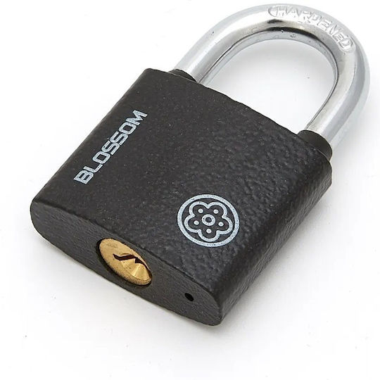 Blossom Padlock Brass with Key 50mm 1pcs