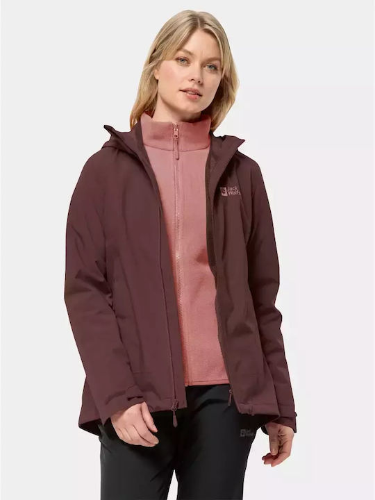 Jack Wolfskin Moonrise Μπουφάν Κόκκινο
