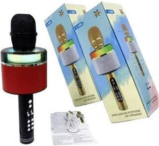 Μικρόφωνο Karaoke Ασύρματο S-088 129461 Κόκκινο