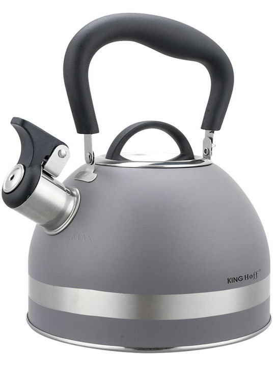 KING Hoff Retro Βραστήρας Ανοξείδωτος Γκρι 1800ml