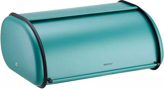 KING Hoff Ψωμιέρα με Καπάκι Inox Πράσινη 44x27x16cm KING Hoff Ψωμιέρα με Καπάκι Inox Πράσινη 44x27x16cm