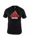 adidas Ανδρική Κοντομάνικη Μπλούζα 022446 για Karate Μαύρη