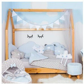 Baby Star Nori Albastru Deschis 110x150cm 7002S