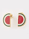 Sequoia Kids Hypoallergenic Steel Watermelon Earring