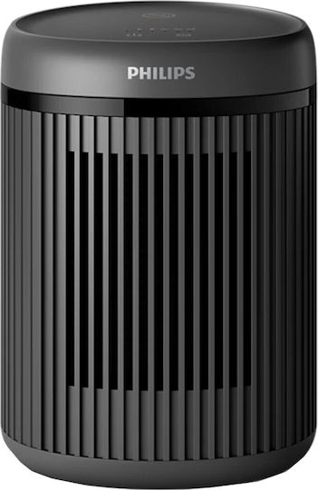 Philips Κεραμικό Αερόθερμο Δωματίου Δαπέδου Μαύρο 1500W