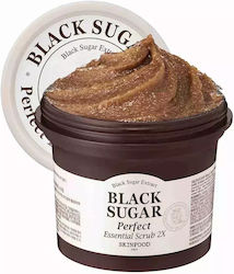 Skinfood Black Sugar Perfect Essential Scrub 2x Face Exfoliator Deep Cleansing & Hydration 210g