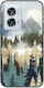 Misty Pines Motorola Edge 50 Fusion 5G Schwarzes TPU Schwarzes Silikon