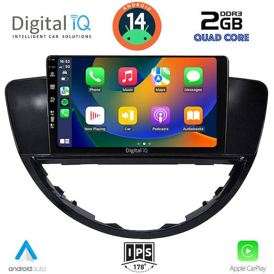Digital IQ Car Audio System for Subaru Tribeca 2007-2014 (Bluetooth/USB/AUX/WiFi/GPS/Apple-Carplay/Android-Auto) with Touch Screen 9"