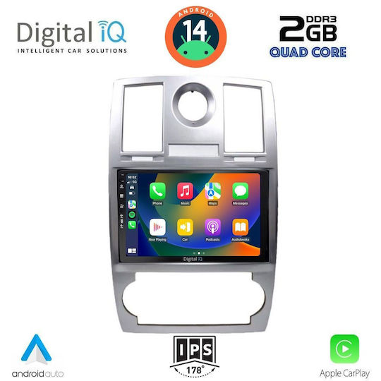 Digital IQ Ηχοσύστημα Αυτοκινήτου Chrysler 300C 2005-2010 (Bluetooth/USB/AUX/WiFi/GPS/Apple-Carplay/Android-Auto) με Οθόνη Αφής 9"