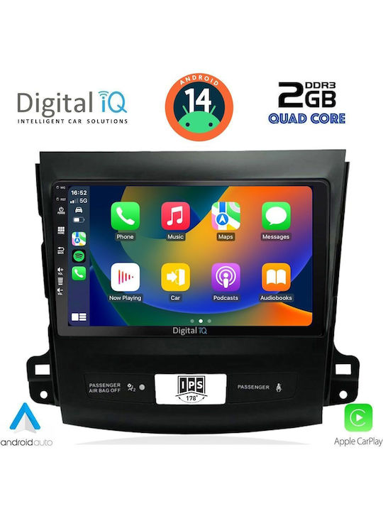 Digital IQ Автомобилна Аудио Система (Блутут/USB/AUX/WiFi/GPS/Apple-Carplay/Android-Auto) с Тъчскрийн 9"