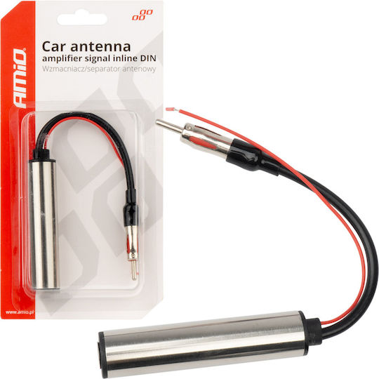 Ενισχυτης Σηματος Κεραιας Din 12v/24v Am Fm Amio 1 Τεμ 04132