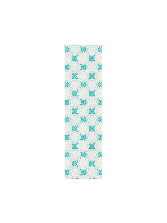 Vidaxl Shower Curtain Roll 70x240 cm Fabric Width 66 cm Blue
