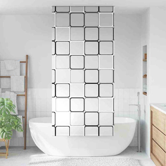 Vidaxl Shower Curtain Roll 100x240 cm Fabric Width 96 cm Multicolor Vidaxl Shower Curtain Roll 100x240 cm Fabric Width 96 cm Multicolor