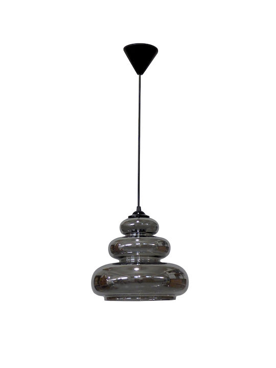 Heronia Pendant Light Black 25x25x100cm