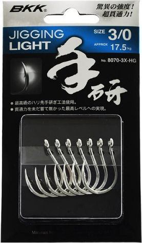 Αγκιστρια Bkk 8070 3x Hg Light Jigging Size 4/0 7pcs