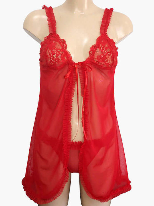 A.A UNDERWEAR Winter Babydoll Red
