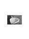 Sanindusa Countertop Sink Porcelain 55x40x14cm White